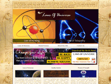 Tablet Screenshot of laws-of-universe.com